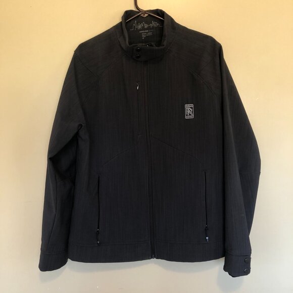 North End Sport Rolls Royce Softshell Jacket 2 Sided Reflective Zip Large Rapper - Picture 3 of 8